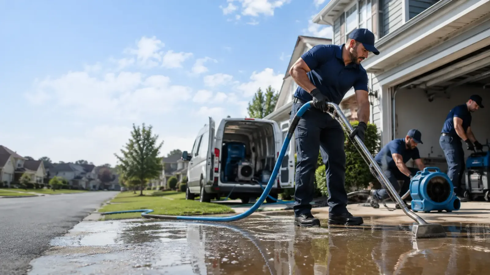 Flood Damage Restoration in West Hills, CA